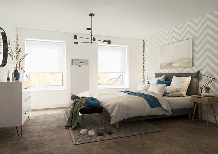 Verona, Pure White - Roller Blind - Image 7